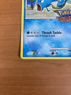 Pokemon TCG Gyarados Rumble Stamped Promo Card Game 6/16 2009 LP Rare Holo - Image 3