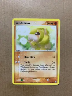 Sanshrew 74/109 EX Team Rocket Returns - Common Pokemon Card - NM/Mint - Image 1
