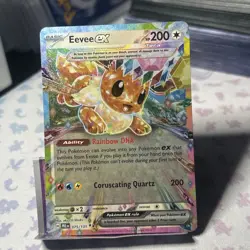 Pokemon card Eevee ex 075/131 Sv: Prismatic Evolutions Holo - Image 1