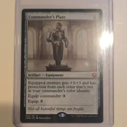 Commander's Plate Commander Legends Artifact Mythic Extended Art Regular English - Image 1