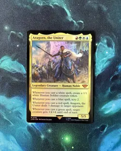 Aragorn, the Uniter - Foil - Lord of the Rings - NM - MTG - M 0192 - Image 1