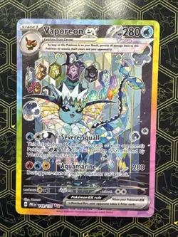 Pokemon TCG Vaporeon EX Sir 149/131 Prismatic Evolutions - Image 1