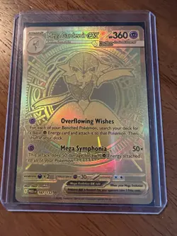 Mega Gardevoir EX Full Art Mega Evolution Holo Mega Hyper Rare 187/132 Pokemon - Image 1