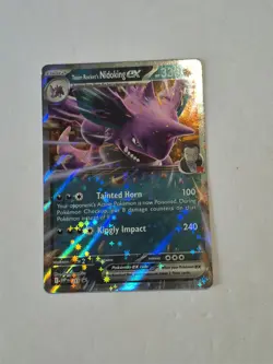 Team Rocket's Nidoking ex 217 Holo Promo Scarlet & Violet Promo Pokemon Holo NM - Image 1