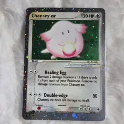 Pokemon Chansey ex EX Ruby & Sapphire 96/109 Holo 120 HP. Never Played With - Image 1