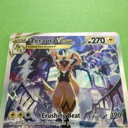 Pokemon Zeraora VSTAR GG43/GG70 Crown Zenith Galarian Gallery Holo Ultra Rare - Image 3