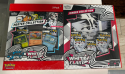 Pokemon Black Bolt and White Flare Binder + Poster Collection Sam's Club Bundle - Image 3