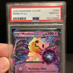 2025 Pokemon Journey Together Mimikyu Ex #069 PSA 10 - Image 3