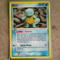 Pokemon 2005 Delta Species Ditto [Squirtle] 64/113 - Image 2