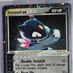 Pokemon Sneasel ex 103/109 EX Ruby & Sapphire EX Darkness. Never Played With - Image 2