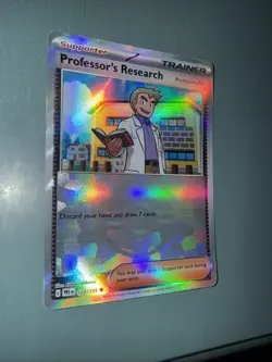 Pokemon Prismatic Evolutions Professor’s Research 122/131 (Pokeball Pattern) NM - Image 4
