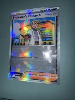 Pokemon Prismatic Evolutions Professor’s Research 122/131 (Pokeball Pattern) NM - Image 5