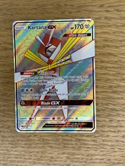 Pokemon TCG Kartana GX Crimson Invasion 106/111 Holo Full Art Ultra Rare - Image 1