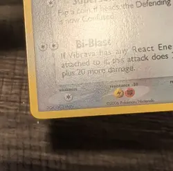 Pokemon Vibrava Legend Maker 46/92 Reverse Holo Stamped Near Mint - Image 5