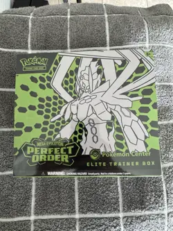 Pokemon Perfect Order Pokemon Center ETB Elite Trainer Box New Factory Sealed - Image 1