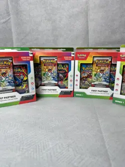 Pokemon TCG: First Partner Illustration Collection Series 1 x4 new and sealed - Image 3