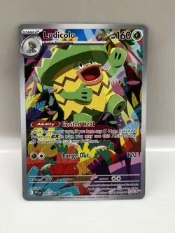 Pokemon TCG Ludicolo 095/094 Illustration Rare Me02 Phantasmal Flames Pack Fresh - Image 1
