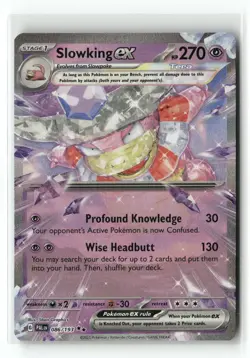 Slowking ex 086/193 Double Rare Paldea Evolved Pokemon Holo Near Mint - Image 1