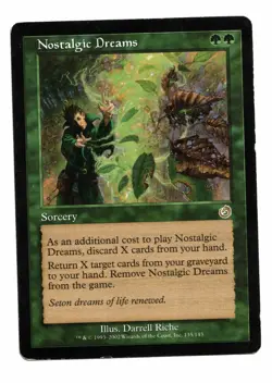 Magic the Gathering MTG Card: Nostalgic Dreams 135/143 Torment Set Rare! GD - Image 1