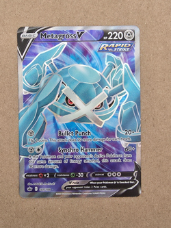 Metagross V (Full Art) 181/198 Sword & Shield Chilling Reign Holo Pokemon TCG - Image 1