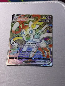 2021 Pokemon Sword & Shield Full Art Sylveon VMAX Evolving Skies Secret - Image 2