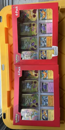 Pokemon TCG Scarlet & Violet 151 Mini Tin 4-Pack Sam’s Club Factory Sealed X2 - Image 1