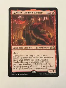 MTG Goddric, Cloaked Reveler - Wilds of Eldraine WOE #132 - Regular/NM - Image 1