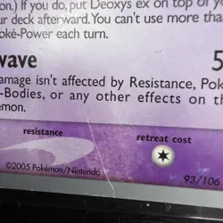 Pokemon TCG Deoxys EX World Championship 2006 Singles 93/106 Jason Klaczynski - Image 5