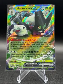 Meowscarada ex 015/193 Sv02: Paldea Evolved Holo Pokemon TCG - Image 1