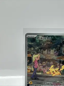 Pikachu Illustration Rare 173/165 Holo Scarlet & Violet - 151 Pokemon TCG NM - Image 5