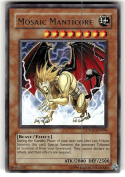 Mosaic Manticore - CSOC-EN094 - Rare - Unlimited Edition NM - Image 1