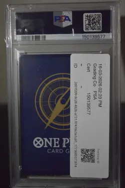 2025 One Piece PRB02 EN #007 Shanks Special Alternate Art PSA 10 GEM MINT - Image 2