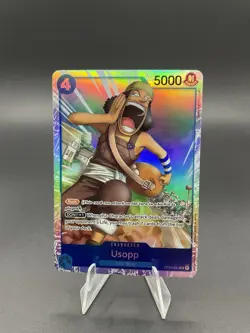 Usopp OP03-041 Pillars of Strength Foil SR One Piece TCG LP - Image 1