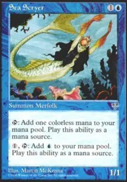 4 x Sea Scryer - Mirage - Light Play - MTG - Image 1