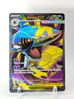 Mega Sharpedo ex 113/094 Ultra Rare Phantasmal Flames Pokemon NM - Image 1