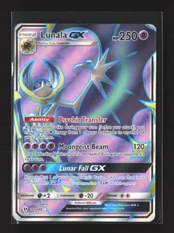 Pokemon SM Base Set #141/149 Ultra Rare,Holo Lunala GX (Full Art) - Image 1