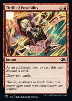 4 x Thrill of Possibility - Jumpstart 2022 - Light Play - MTG - Image 1