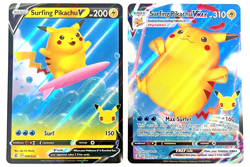 Pokemon Celebrations - Surfing Pikachu V & VMAX - Full Art Ultra Rare 008, 009 - Image 1