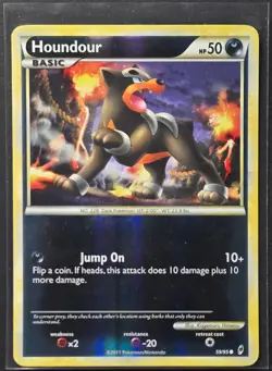 Houndour 59/95 Call Of Legends Reverse Holo Pokemon 2011 - Image 1