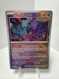 Flutter Mane Master Ball Pattern Rare 43/131 Pokemon TCG Prismatic Evolutions NM - Image 1