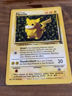 Pokemon TCG Pikachu Wizards Black Star Promos Regular Rare - Image 3