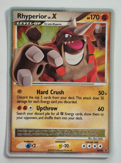 Pokemon TCG Rhyperior LV.X DP29 Diamond and Pearl Holo Ultra Rare NM - Image 1