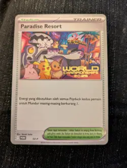 Pokemon World Championship 2025 Anaheim Indonesian Paradise Resort Promo SV-P - Image 1