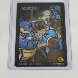 Poki Doki Chef Ken Lee Fan Made BASSTWOISS ALT ART 1st Edition Pokemon Blastoise - Image 1