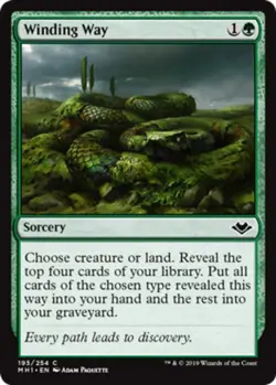 4 x Winding Way - Modern Horizons - Light Play - MTG - Image 1