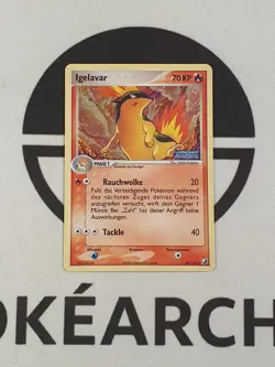 Pokemon Karte Igelavar 45/115 Ex Verborgene Machte Stamp Reverse Holo Deutsch - Image 1