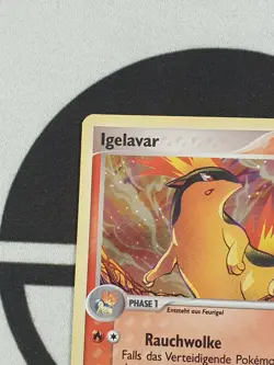 Pokemon Karte Igelavar 45/115 Ex Verborgene Machte Stamp Reverse Holo Deutsch - Image 5