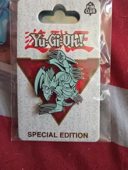 Yugioh Blue Eyes Toon Dragon Special Edition Pin Brand New! Sealed! - Image 1