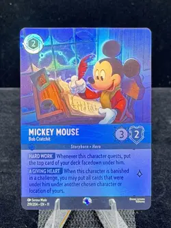 Disney Lorcana-Winterspell-Mickey Mouse-Bob Cratchit-#219-Epic-M/NM - Image 1