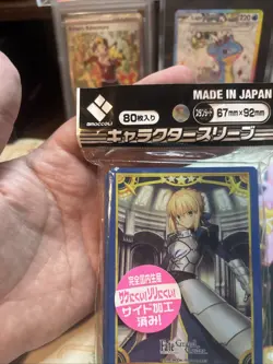Broccoli Fate/grand Order FGO Saber Arotria Pendragon Sleeves 80 ct new Sealed - Image 2